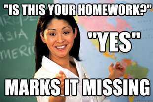 Unhelpful High School Teacher