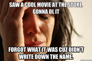 First World Problems