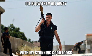 Ridiculously Photogenic Syrian Rebel