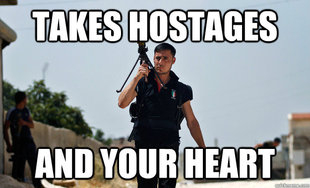 Ridiculously Photogenic Syrian Rebel