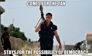 Ridiculously Photogenic Syrian Soldier