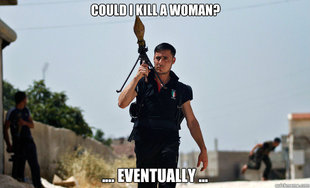Ridiculously Photogenic Syrian Soldier