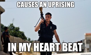 Ridiculously Photogenic Syrian Soldier