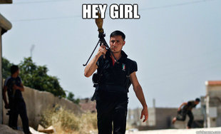 Ridiculously Photogenic Syrian Soldier