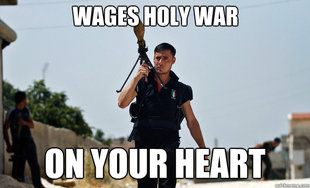 Ridiculously Photogenic Syrian Soldier