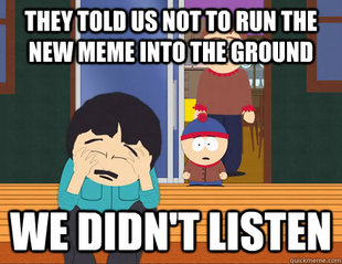 We didnt listen