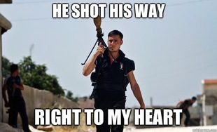 Ridiculously Photogenic Syrian Soldier