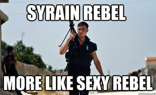 Ridiculously Photogenic Syrian Rebel