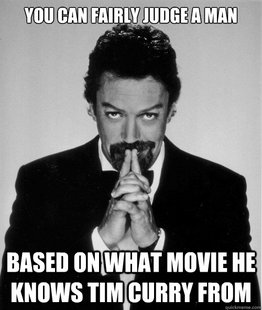 Tim Curry judge of a man