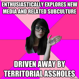 Idiot Nerd Girl