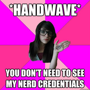 Idiot Nerd Girl