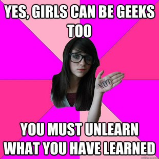 Idiot Nerd Girl