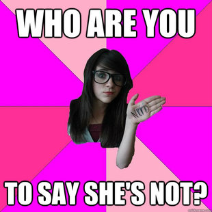 Idiot Nerd Girl