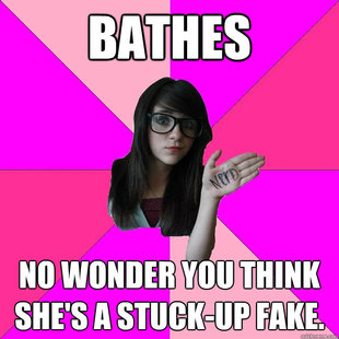 Idiot Nerd Girl