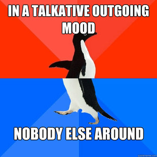 Socially Awesome Awkward Penguin