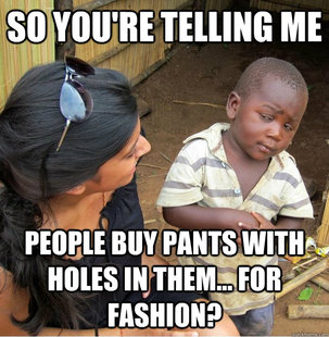 Skeptical Third World Kid