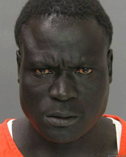 Threatening Black Man