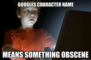 scared first day on the internet kid
