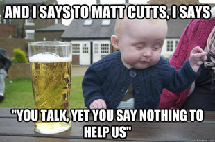 drunk baby