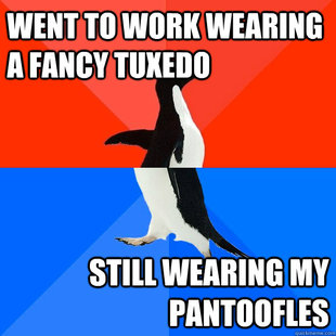 Socially Awesome Awkward Penguin