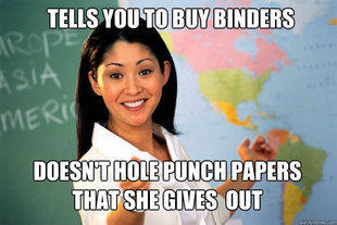 Unhelpful High School Teacher