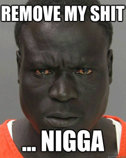 Threatening Black Man