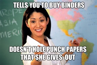 Unhelpful High School Teacher