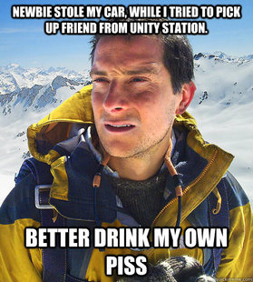 better drink my own piss