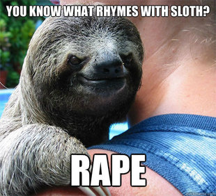 Suspiciously Evil Sloth