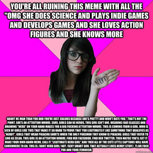 Idiot Nerd Girl
