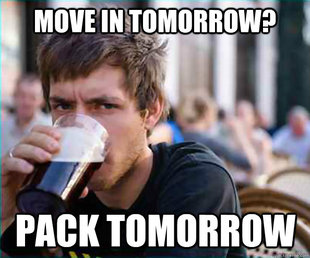 Lazy College Senior