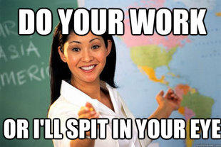 Unhelpful High School Teacher