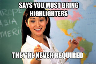 Unhelpful High School Teacher