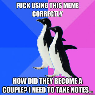 Socially Awkward Couple