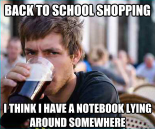 Lazy College Senior