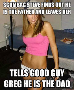 Scumbag girl