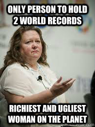 Scumbag Gina Rinehart