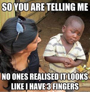 Skeptical Third World Kid