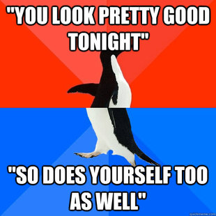 Socially Awesome Awkward Penguin