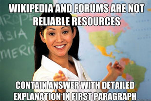 Unhelpful High School Teacher