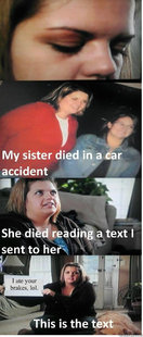 Text Message Car Accident