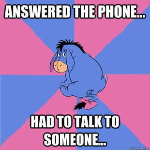 Lonely eeyore