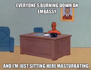 masturbating spiderman