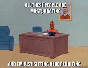 masturbating spiderman
