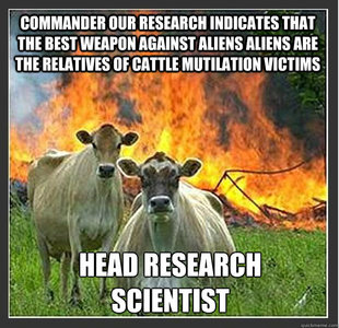 Evil cows