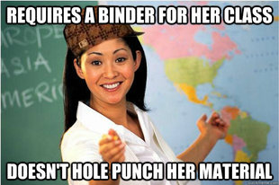 Scumbag Teacher