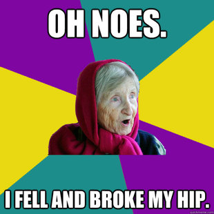 Technologically Oblivious Old Lady