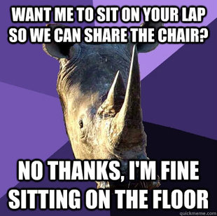 Sexually Oblivious Rhino