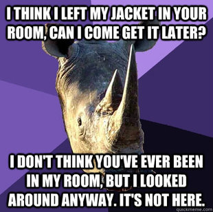 Sexually Oblivious Rhino