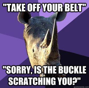 Sexually Oblivious Rhino